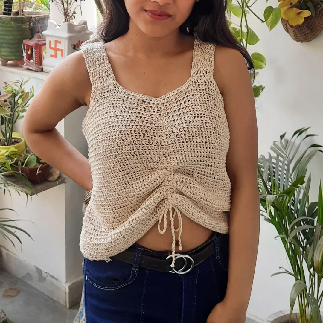 3-in-1 Designer Crochet Crop Top Image-6