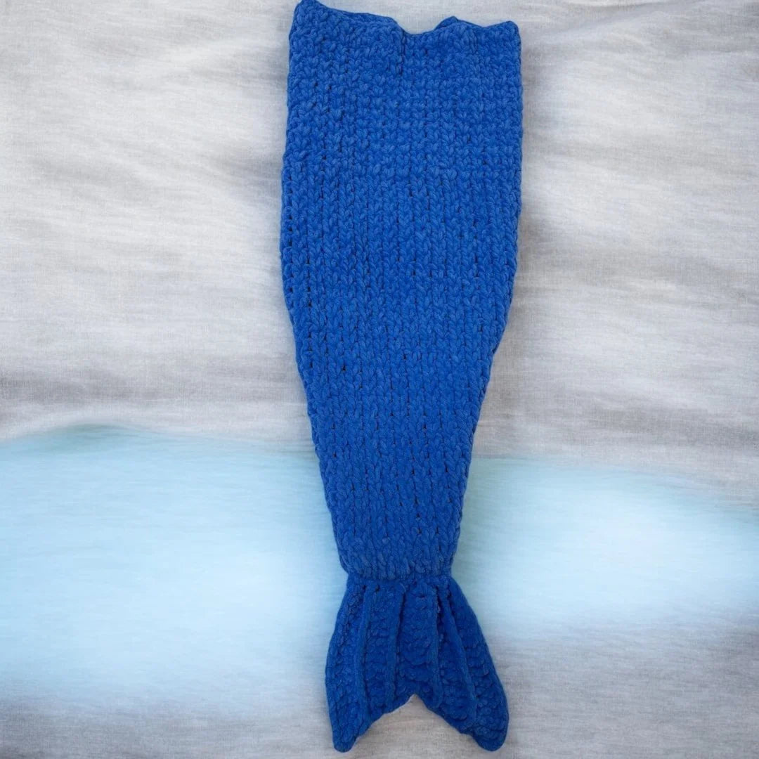 Handmade Crafts Crochet Mermaid Blanket Image-10